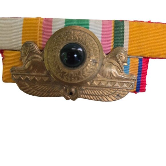 Vintage WW2 Navy Ribbon Bar Pin Rare Unique 3" - Picture 2 of 5